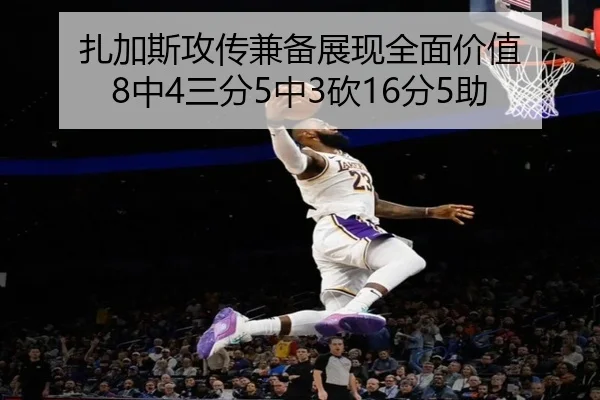 扎加斯攻传兼备展现全面价值 8中4三分5中3砍16分5助 - QYSports
